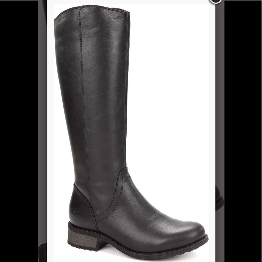 Leather UGG boots